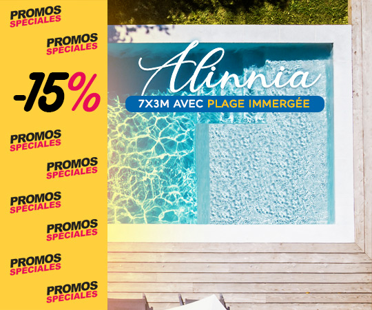 Votre coque piscine Alinnia a -15% !