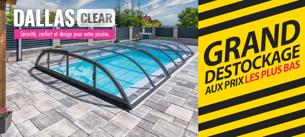 Abri piscine DALLAS CLEAR
