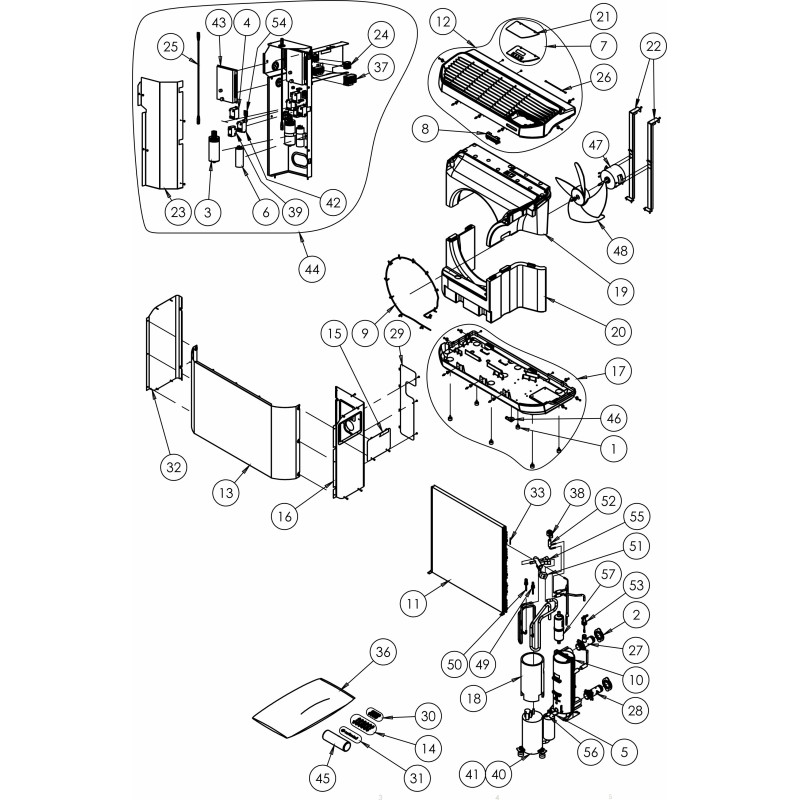 Pièces détachées pour Pompe à chaleur Z400 IQ R32