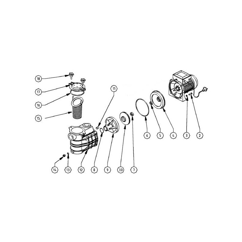 Pièces détachées pour Pompe HYDRONAUT