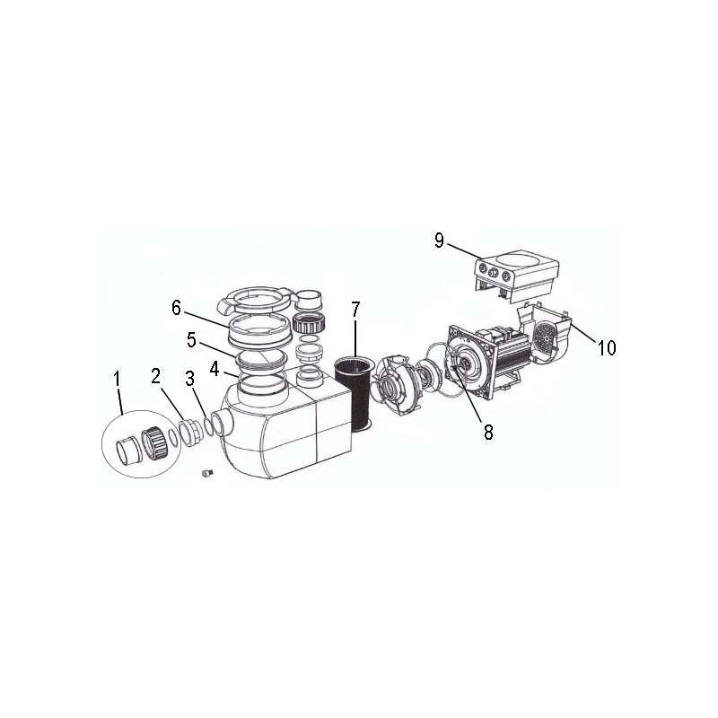 Pièces détachées pour Pompe INVERPRO VS IP30