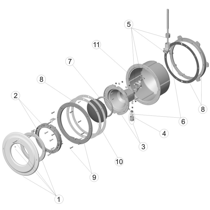 Pièces détachées pour Projecteur EUROPA PAR56