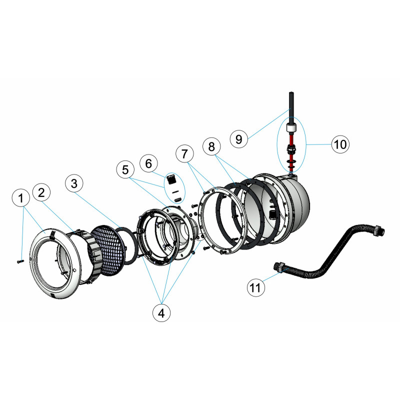 Pièces détachées pour Projecteur SWIM-TEC