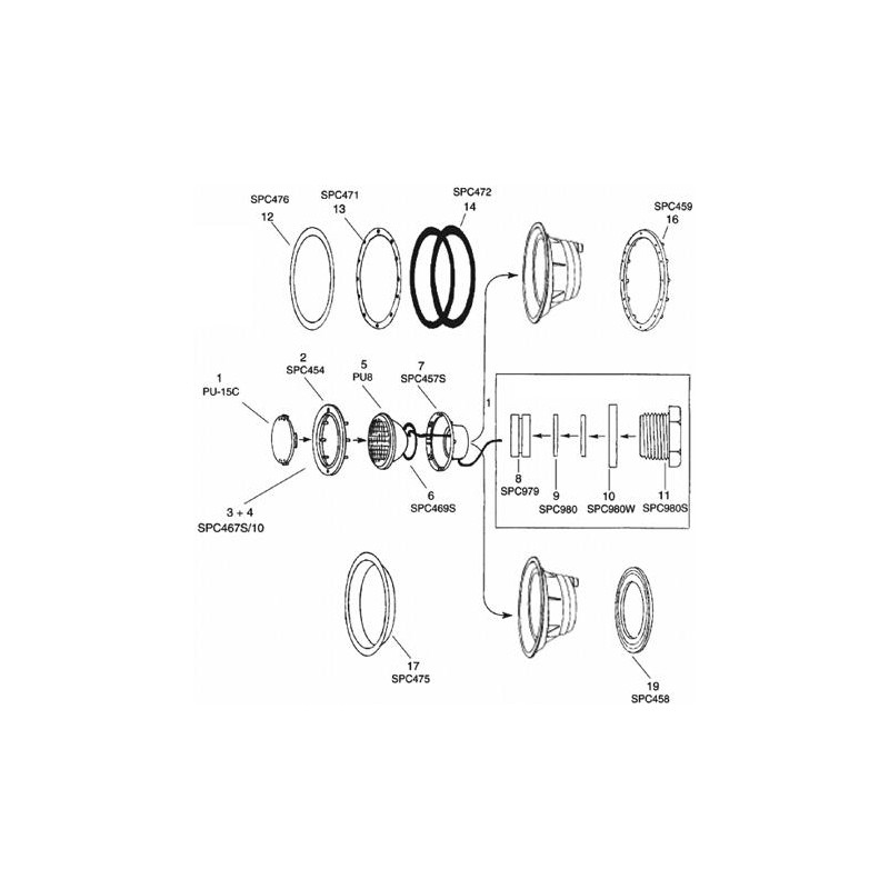 Pièces détachées pour Projecteur