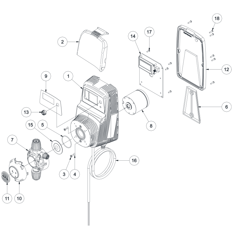 Pièces détachées pour Régulateur pH-RX HC151+, HC151+ Plma, HC151+ CST