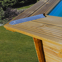 Raidisseur margelles piscine bois sunbay