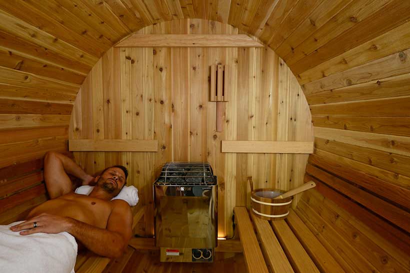 Relaxation sauna Barrel