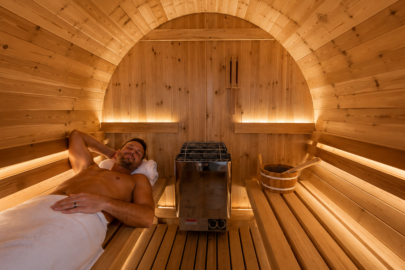 Relaxation sauna Barrel