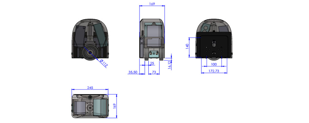 Rotoline S + dimensions