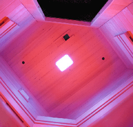 Sauna infrarouge Poolstar chromothérapie
