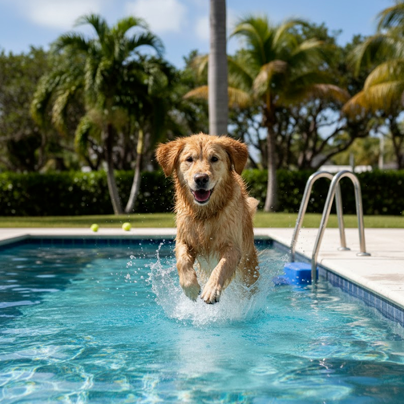 Escalier Sauve-Chiens Astralpool