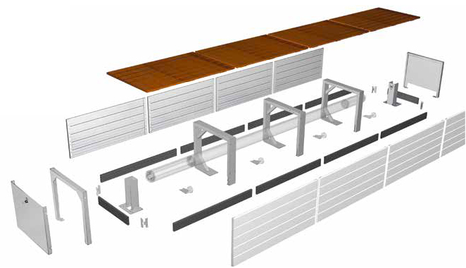 schema du banc Zen It 