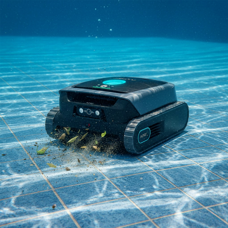 AIPER Scuba V3 qui aspire le fond du bassin