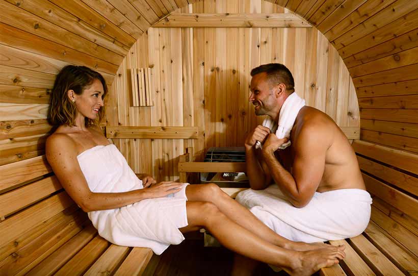 sauna traditionnel barrel vapeur