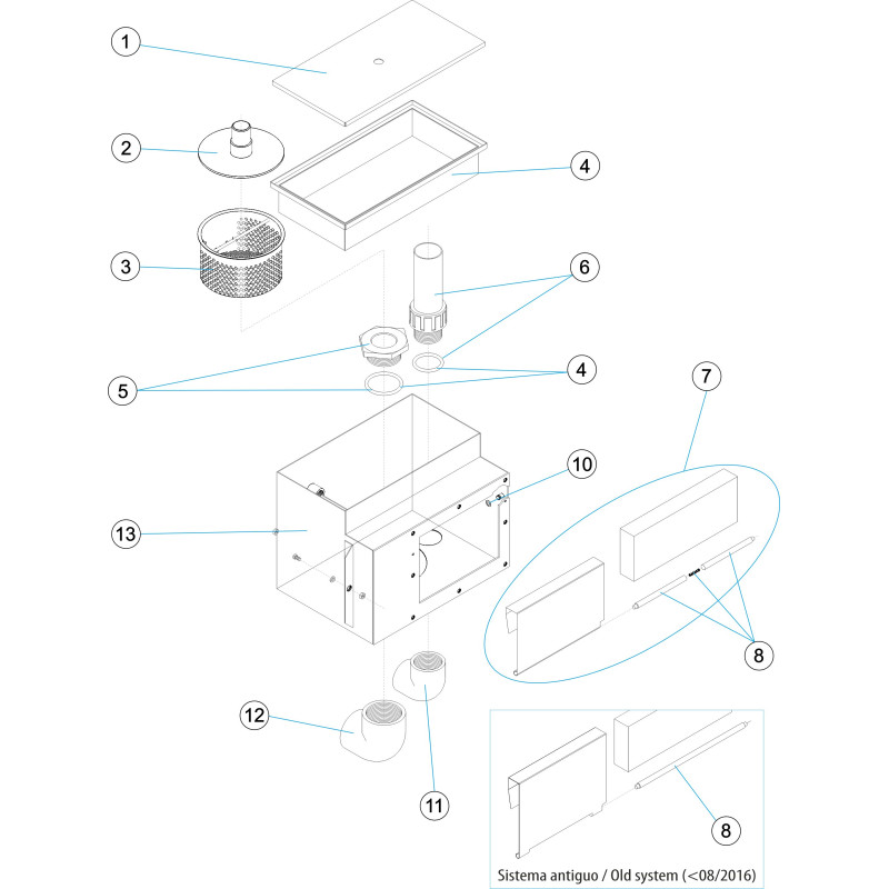 Pièces détachées pour Skimmer A-203