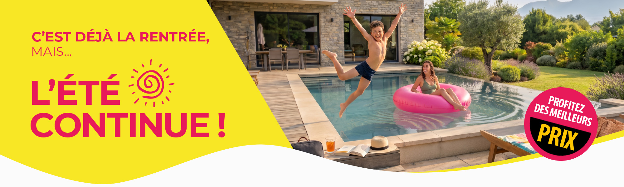 L'été continue avec les meilleurs prix sur Piscine Online