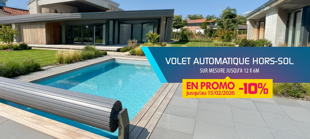 Votre volet automatique hors sol en promotion