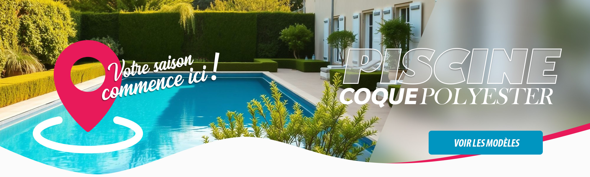 Piscine coque polyester - Découvrez nos modèles