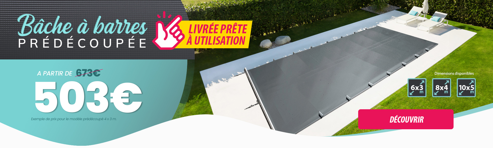 Votre couverture à barres au meilleur prix !