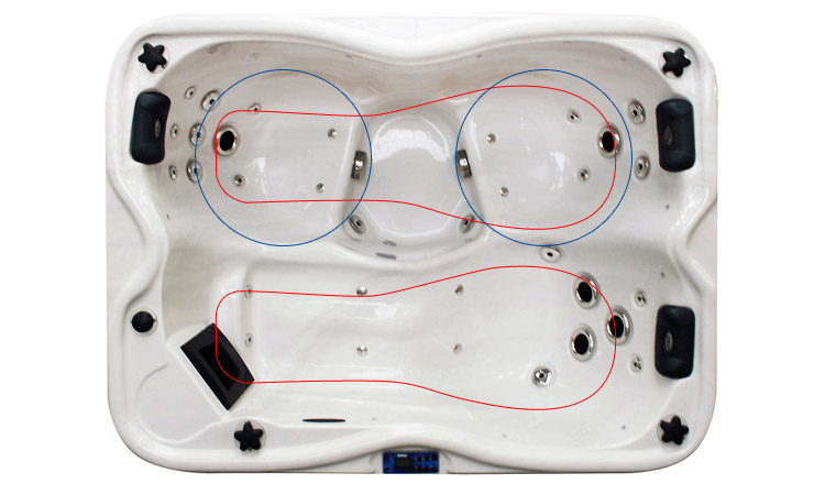 deux configurations possible spa smile