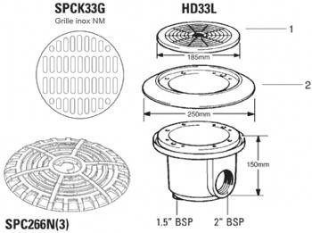 Pièces détachées pour Bonde de fond SNTE