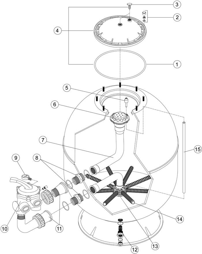 Pièces détachées pour Filtre BOREAL