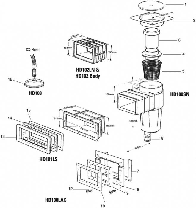 Pièces détachées pour Skimmer