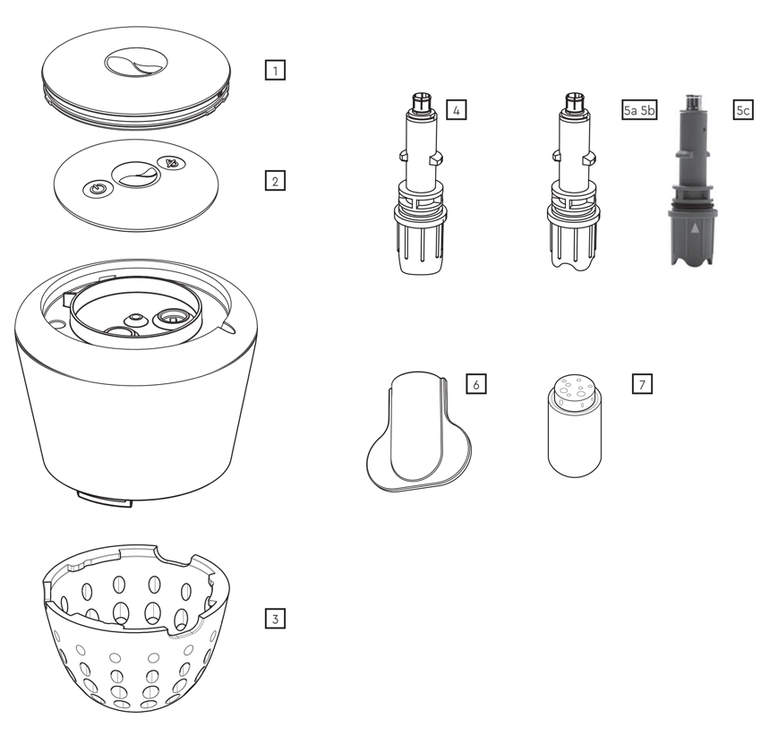 Pièces détachées pour Station d'analyse PEARL WATER MANAGER