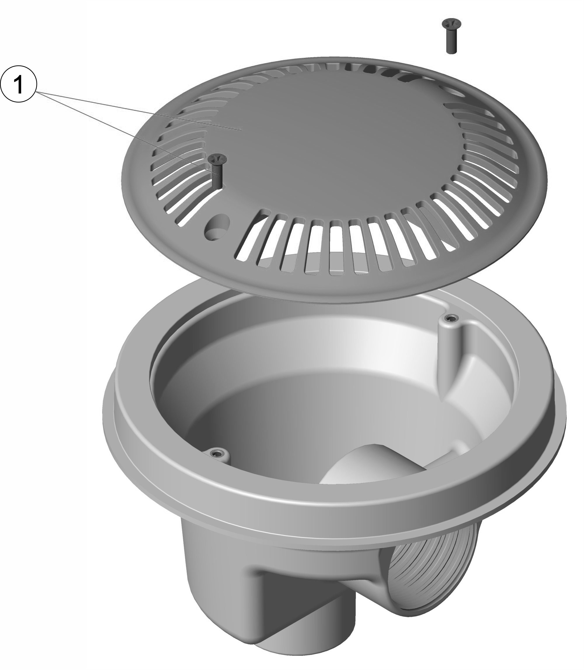 Pièces détachées pour Bonde de fond anti-vortex