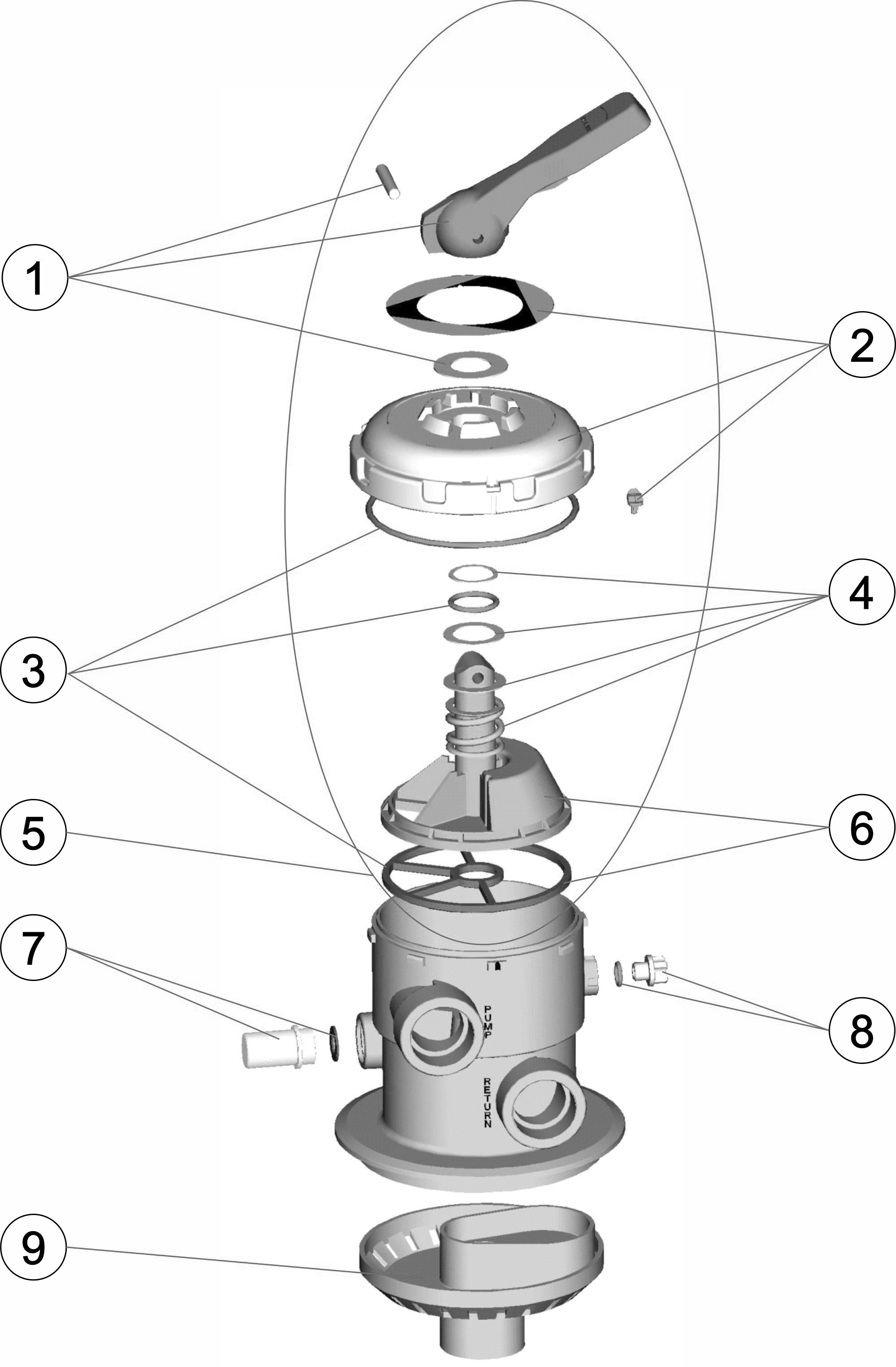 Pièces détachées pour Vanne TOP MPV 1 1/2"