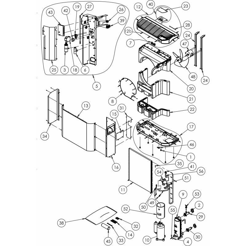 Pièces détachées pour Pompes à chaleur Zodiac Z400 R410