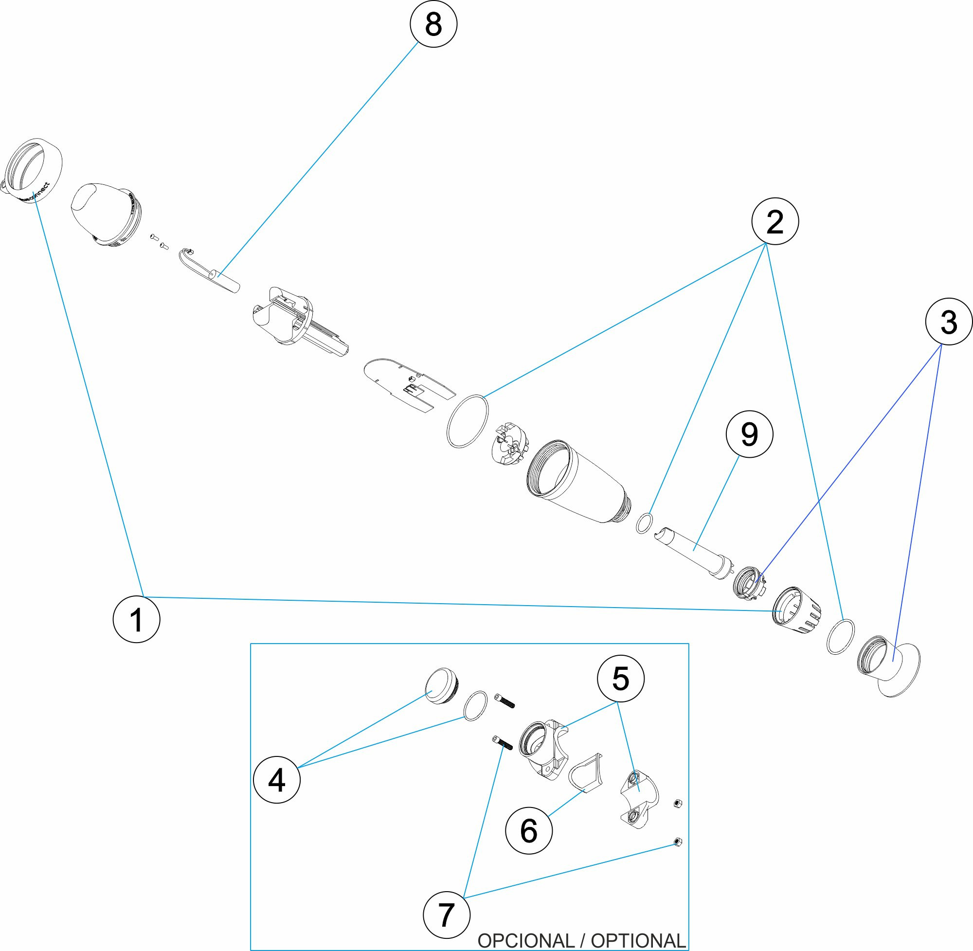 Pièces détachées pour Analyseur BLUE CONNECT PLUS SALT