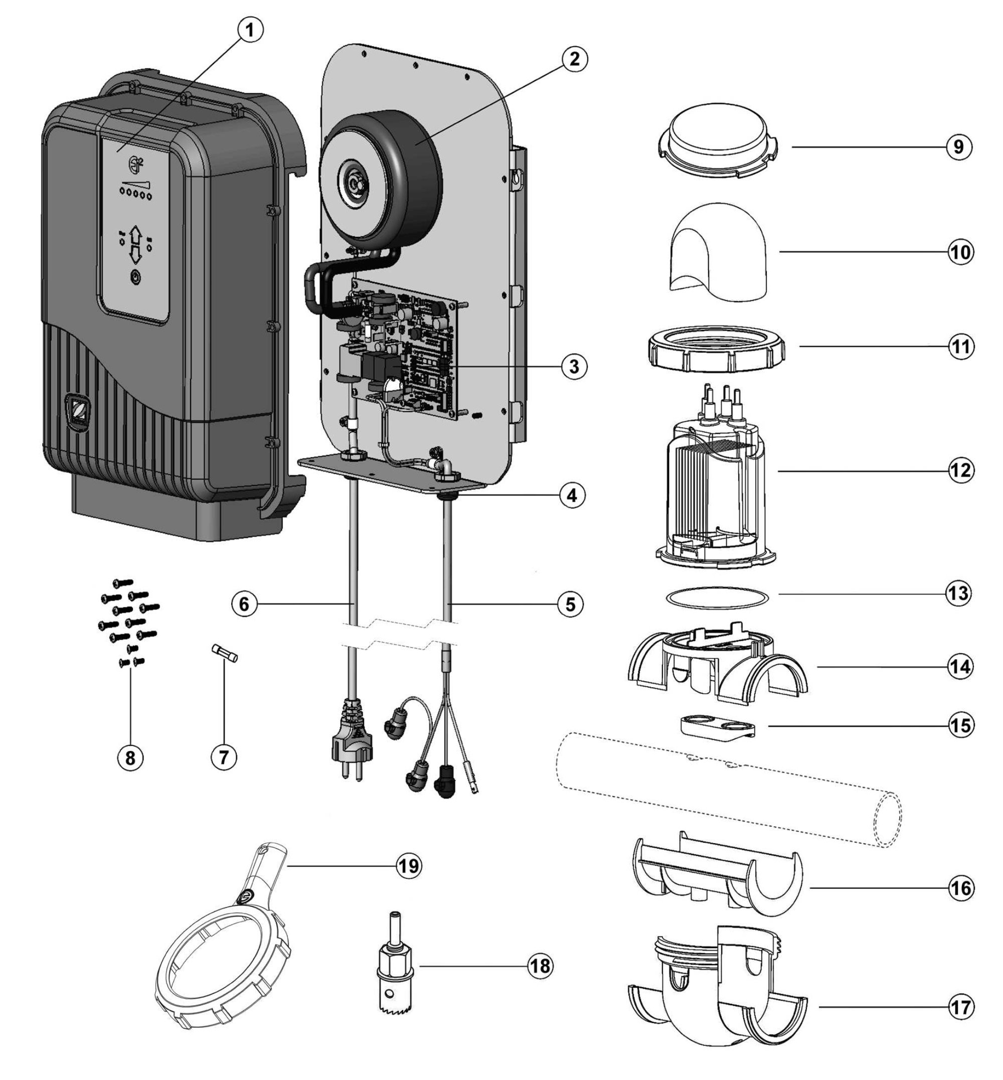 Pièces détachées pour Électrolyseur EI²