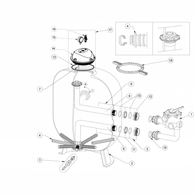 Pièces détachées pour Filtre TRITON NEO