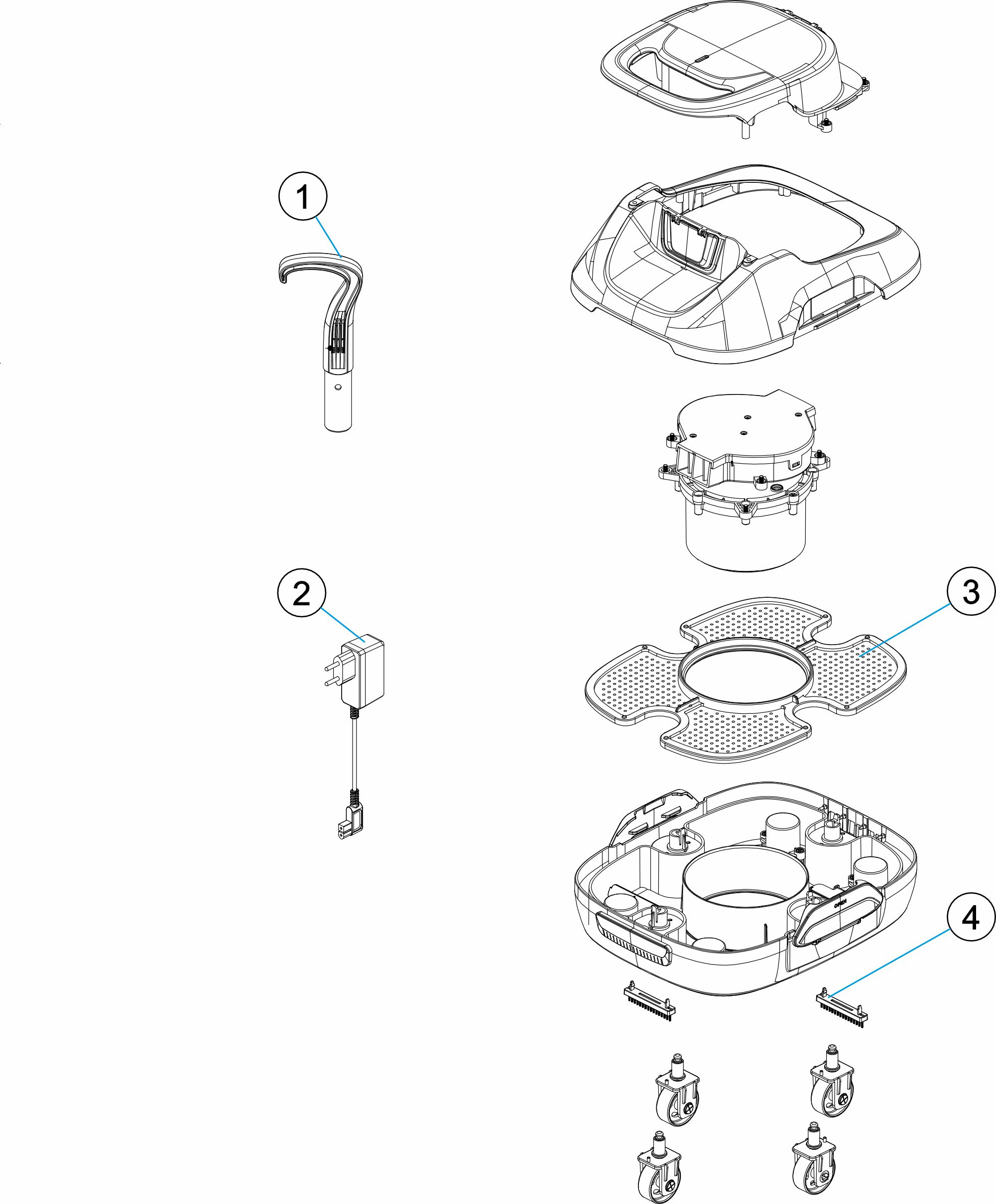 Pièces détachées pour SCUBA 800