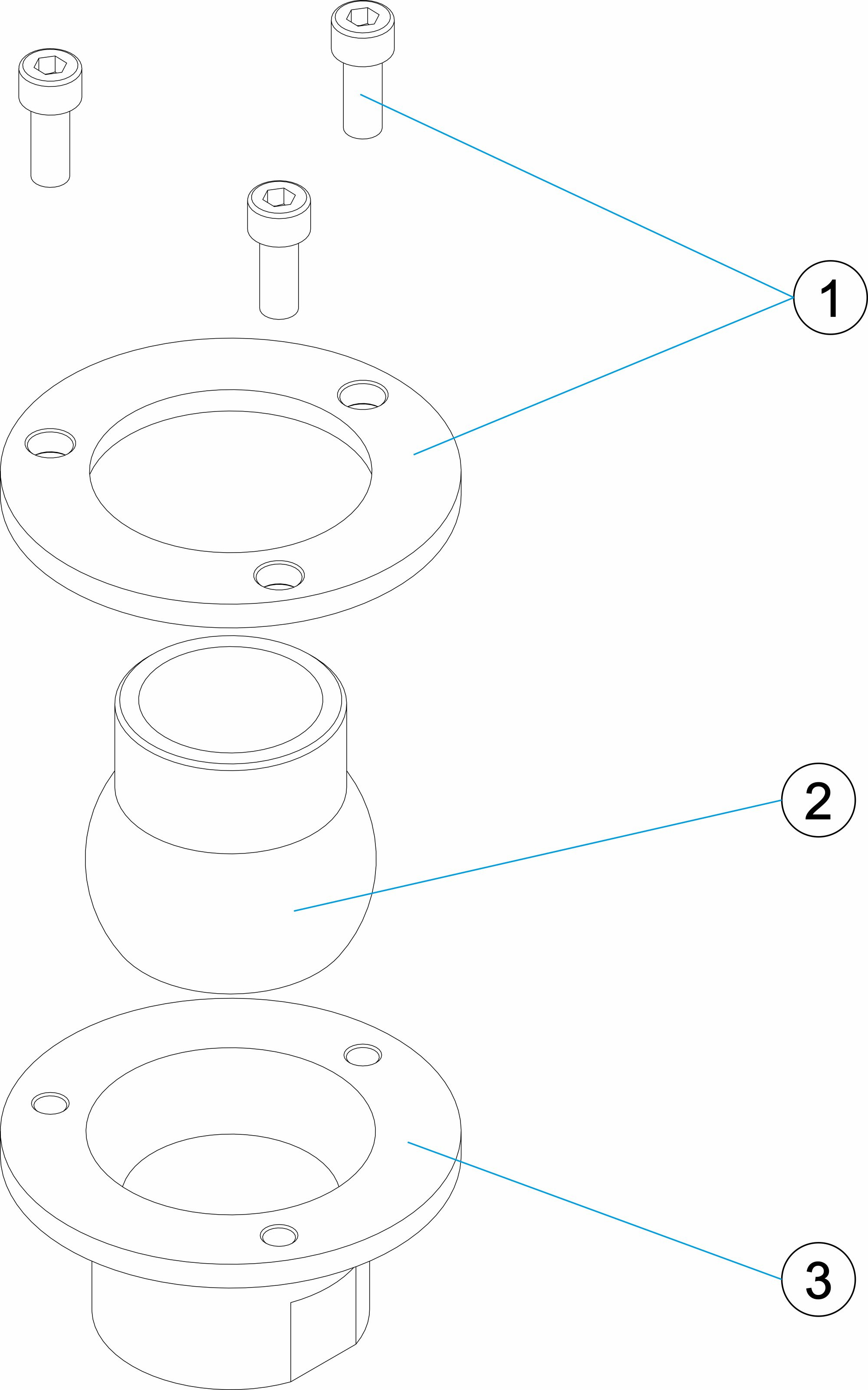 Pièces détachées pour Articulation 1" - 1 1/2"