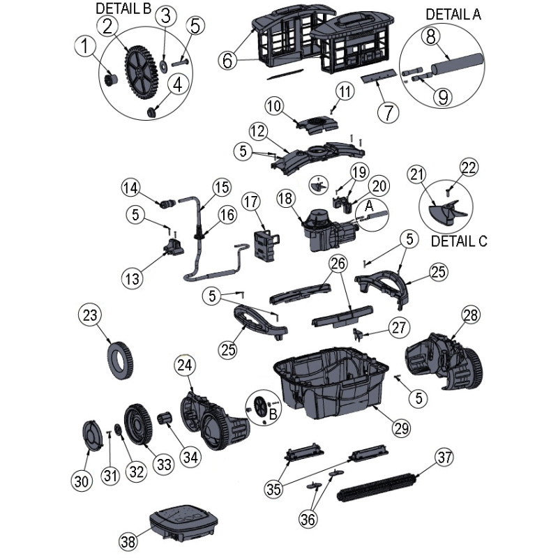 Pièces détachées pour B100, B100+