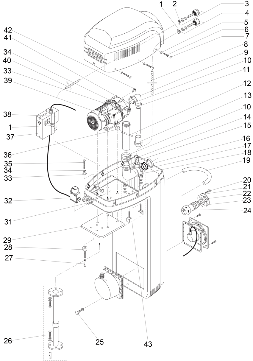 Pièces détachées pour BADUJET IMPULSE V2