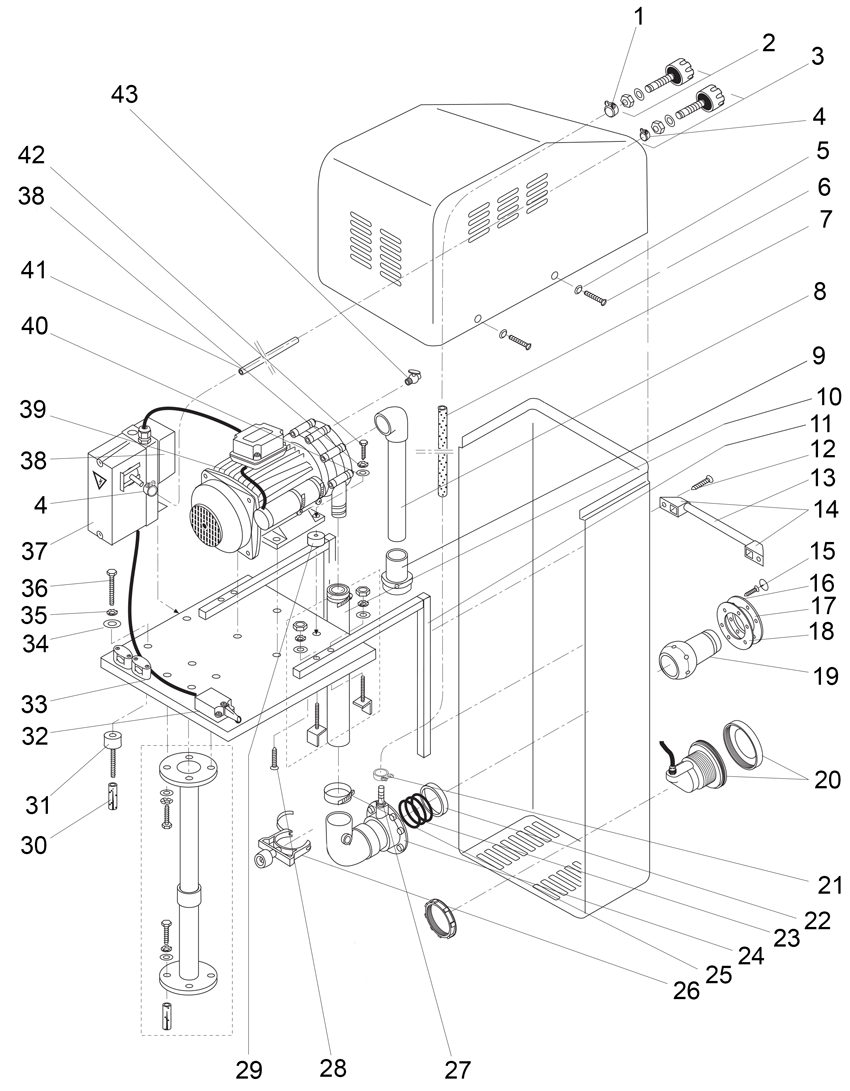 Pièces détachées pour BADUJET STANDARD