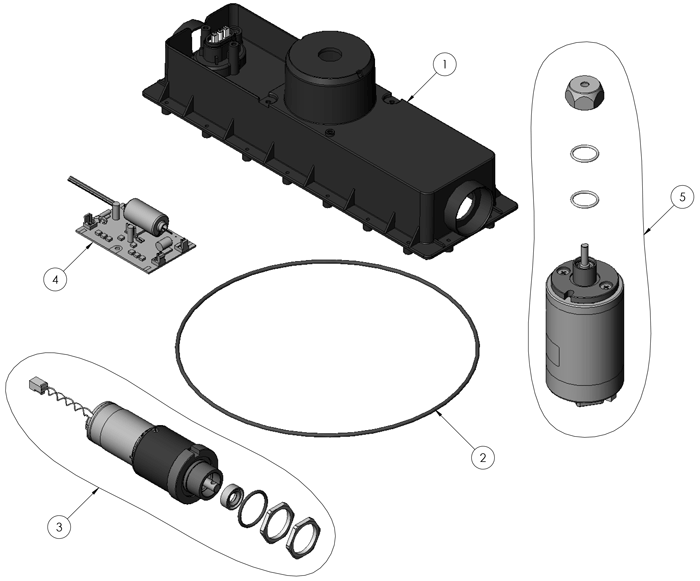 Pièces détachées pour Bloc moteur de robots CYCLONX