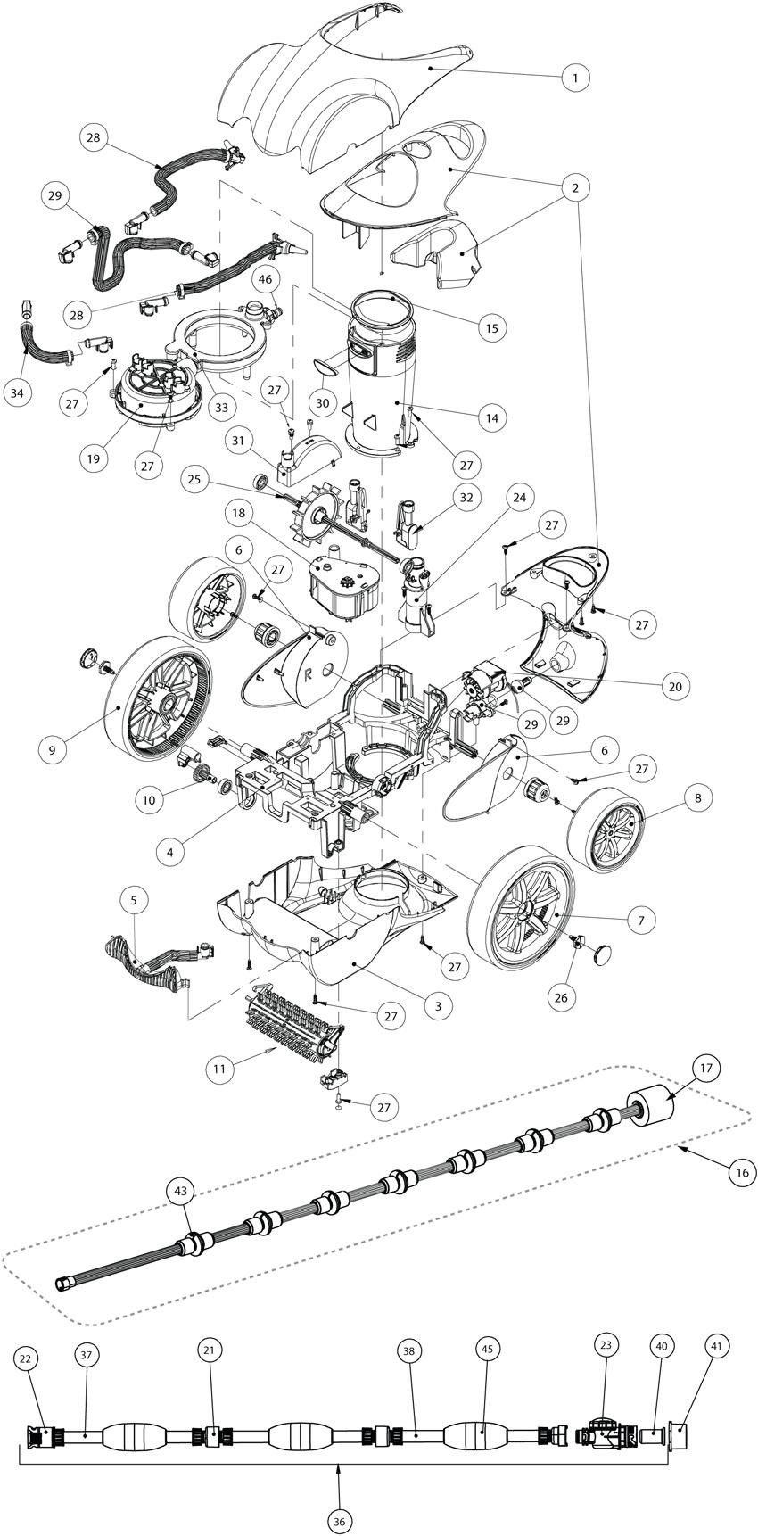 Pièces détachées pour BLUEFURY GT, ERACER