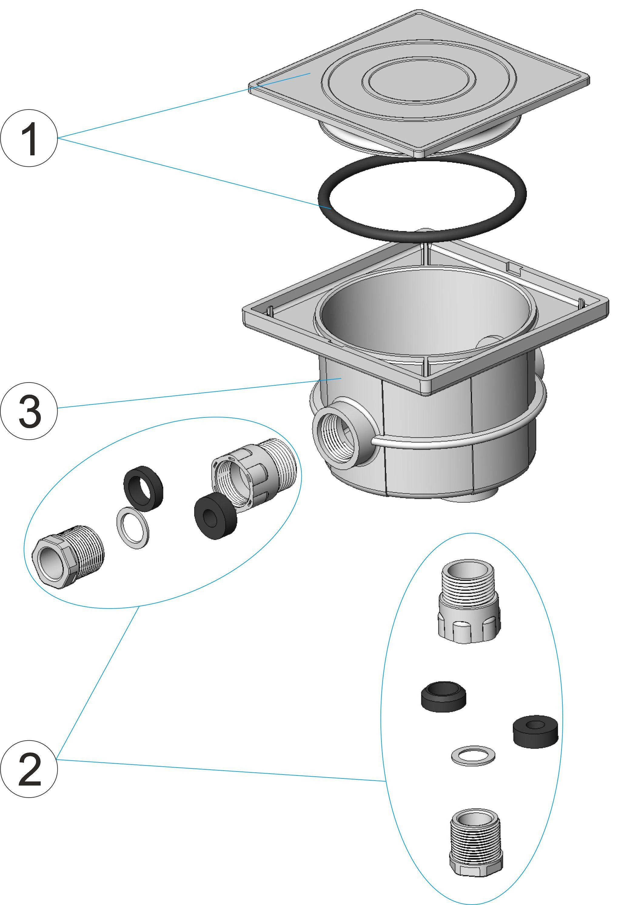 Pièces détachées pour Boite de connexion EASY-LINE