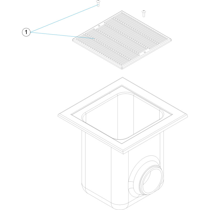 Pièces détachées pour Bonde de fond 252x252