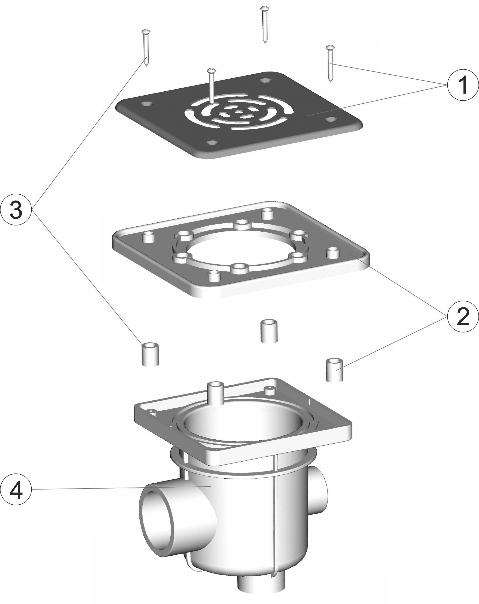 Pi ces D tach es Bonde De Fond ASTRAL Avec Grille En Inox Piscines Pi ces D tach es Bonde De Fond ASTRAL Avec Grille En Inox Piscines