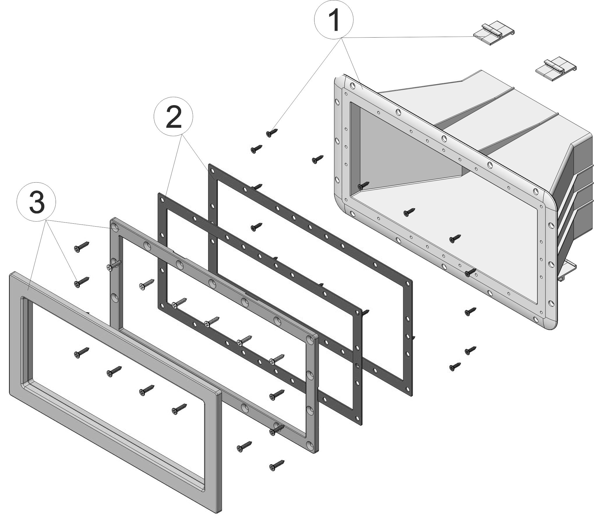 Pièces détachées pour Bouche de skimmer 15L