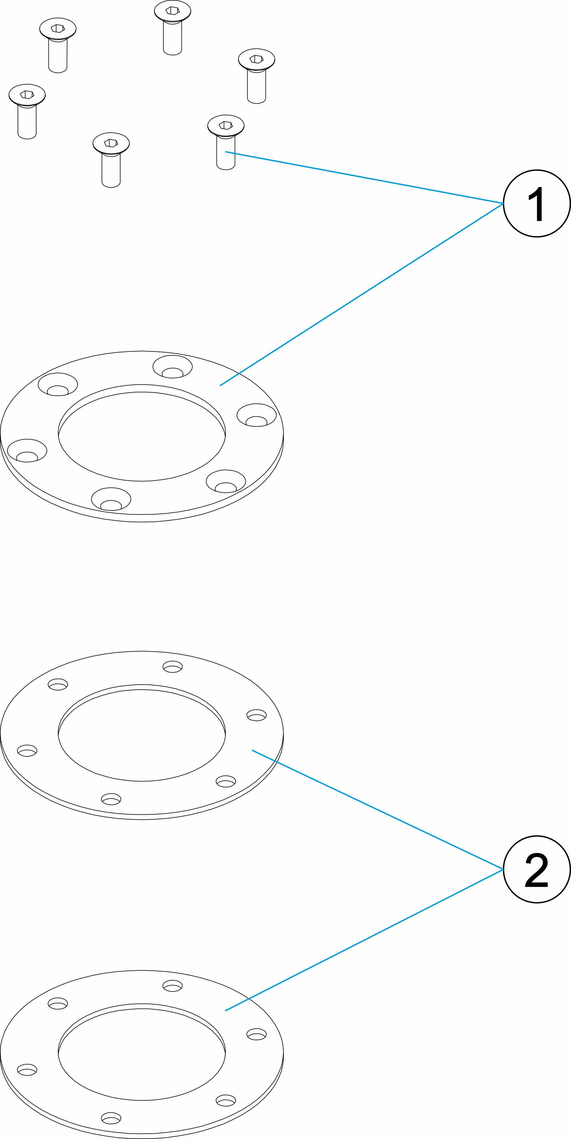 Pièces détachées pour Bride inox de refoulement