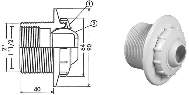 Pièces détachées pour Buse COFIES Orientable béton 2' - 1'1-2