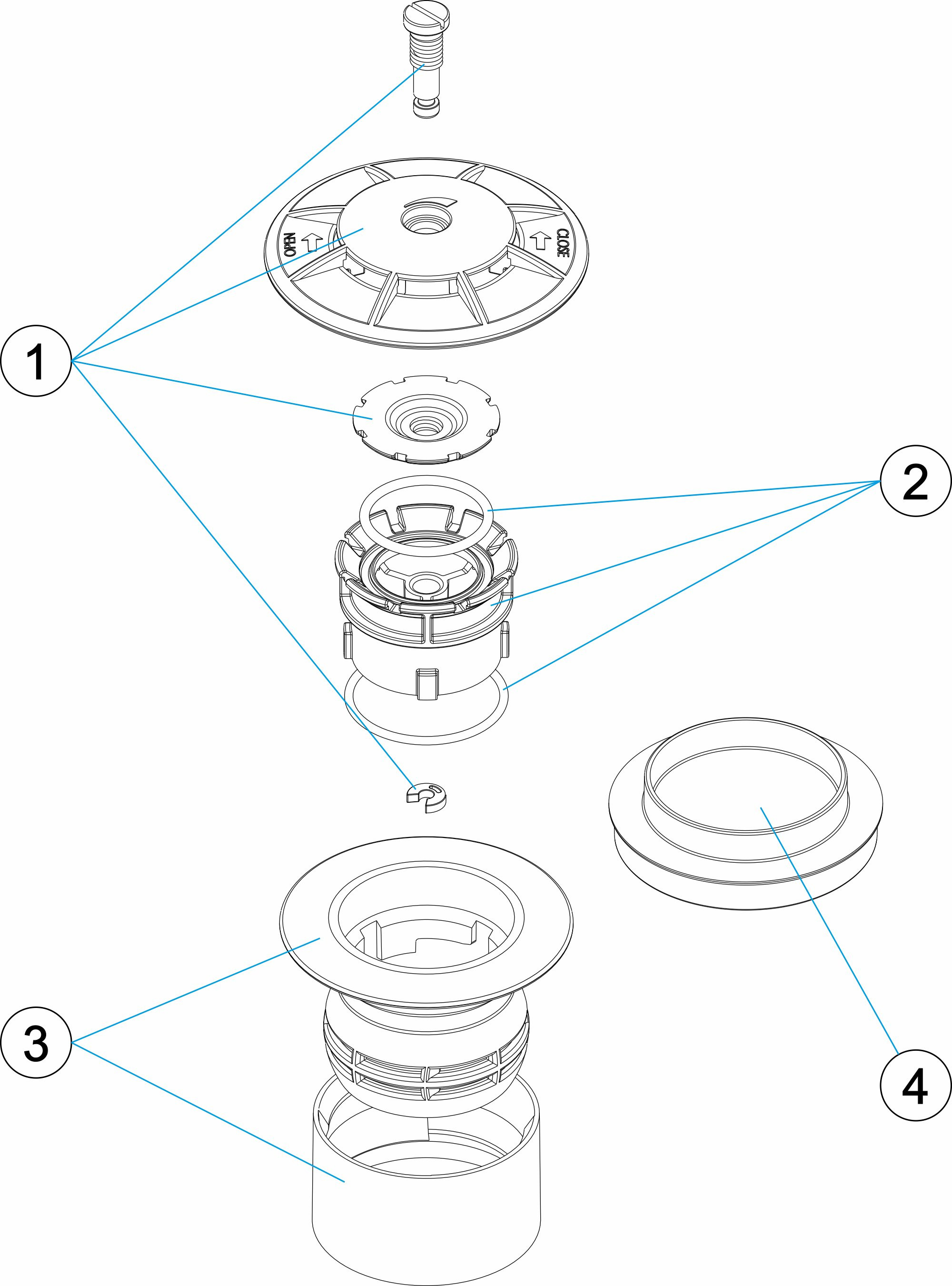Pièces détachées pour Buse de fond oscillante BETON