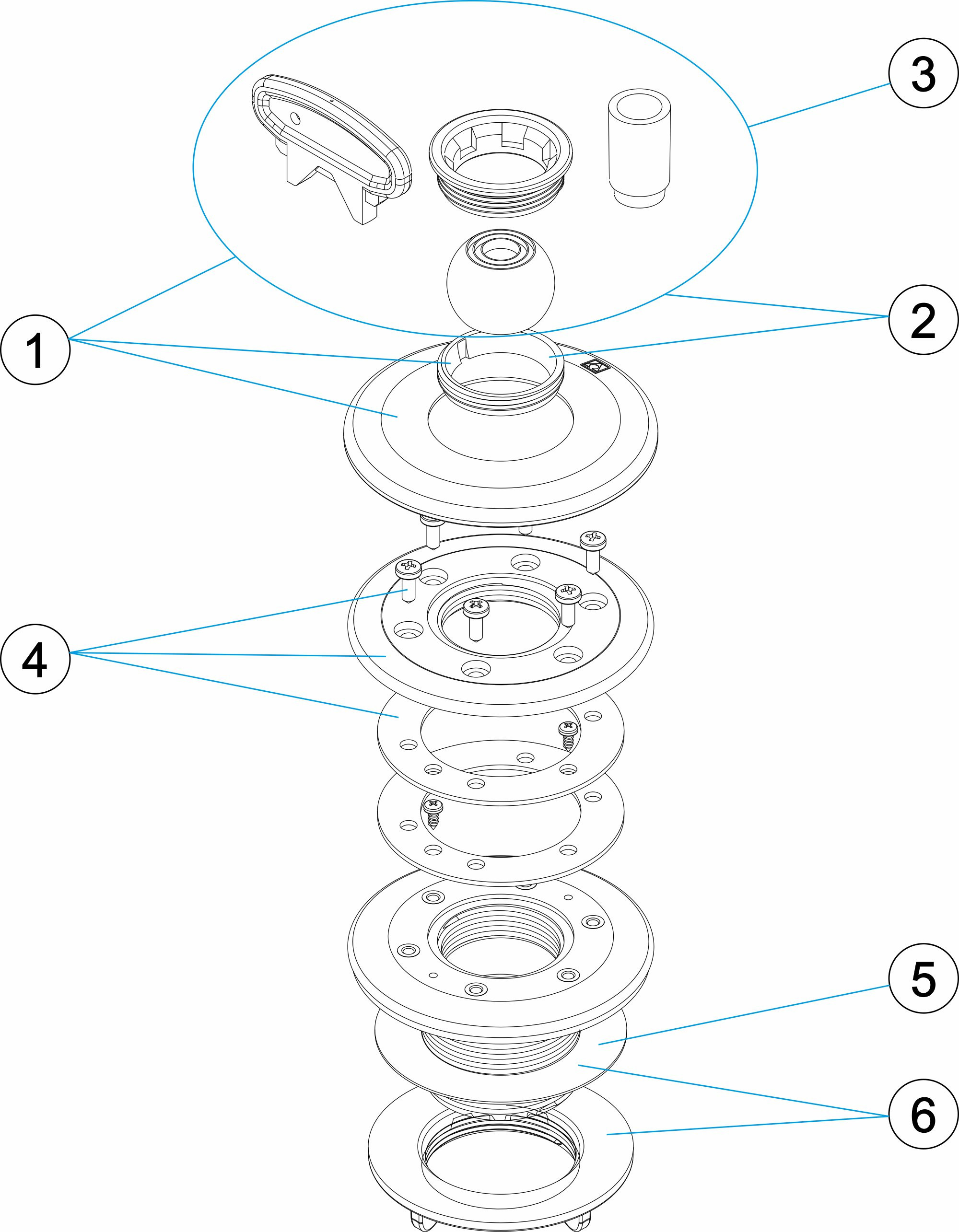 Pièces détachées pour Buse de refoulement MULTIFLOW PRÉFABRIQUÉ/LINER