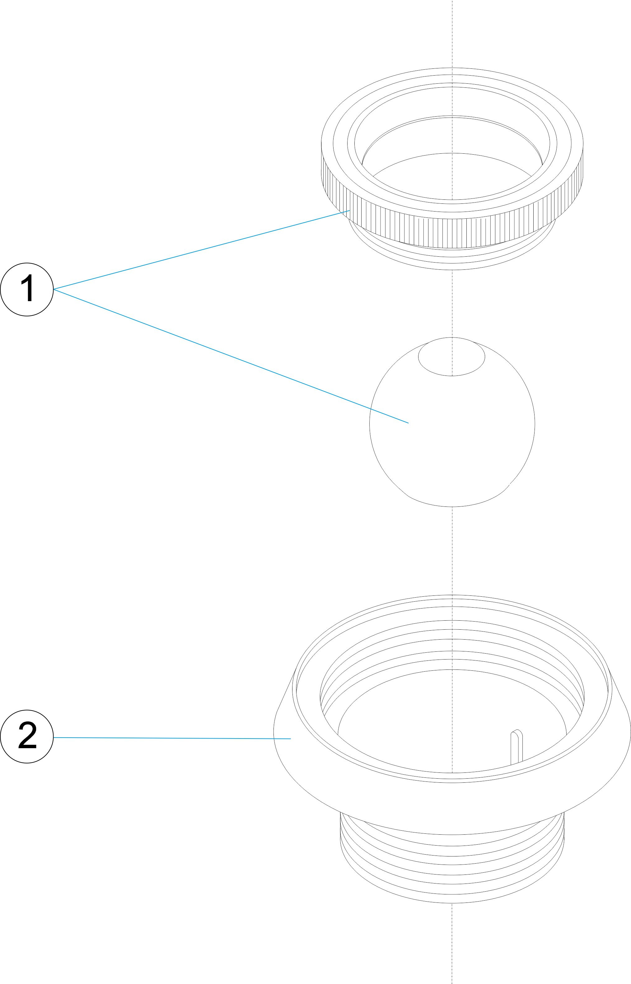 Pièces détachées pour Buse de refoulement orientable 1 1/2"